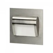 Oprawy, klosze i abażury - Orno DRACO LED NEW 1,5W, oprawa schodowa podtynkowa, 12VDC, 30lm, 6000K, satyna, innowacyjny sposób montażu - miniaturka - grafika 1