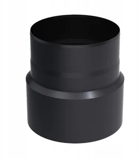 Redukcja stalowa fi 225/200 czarna rura spalinowa - Kominki wentylacyjne - miniaturka - grafika 2