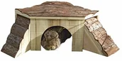 Akcesoria dla gryzoni - Kerbl Nager domu z rampy Nature 34 x 34 x 15 cm, bez rampy 25 x 25 x 15 cm - miniaturka - grafika 1