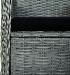 vidaXL 9-częściowy zestaw mebli ogrodowych jasnoszary 3067940 - Meble ogrodowe - miniaturka - grafika 9