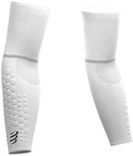Pozostały sprzęt i akcesoria do ćwiczeń - Compressport rękawki kompresyjne ARMFORCE ULTRALIGHT białe - miniaturka - grafika 1