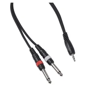 Kable - 3M CABLE4me CABLE4ME jack mini stereo 2x jack mono 6,3mm - - miniaturka - grafika 1