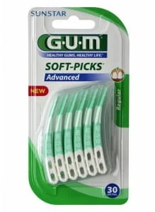 Sunstar EUROPE S.A GUM Soft-Picks Advanced szczoteczki do przestrzeni międzyzębowych 30 sztuk 9083228 - Szczoteczki międzyzębowe - miniaturka - grafika 3