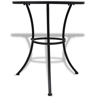 vidaXL vidaXL Stolik mozaikowy 60 cm niebiesko-biały - Stoły ogrodowe - miniaturka - grafika 3