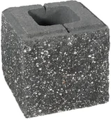 Akcesoria do ogrodzeń - ZIEL-BRUK Pustak ścienno-cokołowy pół TRZYSTRONNIE ŁUPANY 20x19,5x19cm ZIEL-BRUK - miniaturka - grafika 1