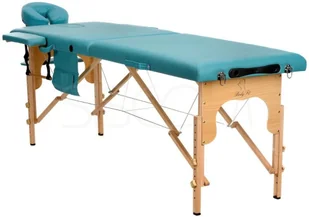 BODYFIT Łóżko do masażu 2 segmentowe BODYFIT, turkusowe, 216x82 cm - Łóżka - miniaturka - grafika 9