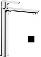 Baterie umywalkowe - Sapho PAX bateria umywalkowa wysoka z przedłużoną wylewką bez odpływu czarny mat XA07/15 - miniaturka - grafika 1