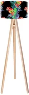 Lampy stojące - Macodesign Lampa podłogowa Egzotyczna papuga tripod-foto-415p, 60 W - miniaturka - grafika 1