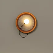 Lampy ścienne - Milan Iluminación Wire kinkiet 38 cm miedziany metallic - miniaturka - grafika 1