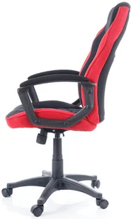 Signal Fotel Dla Dziecka Obrotowy CAMARO Czarny/Czerwony - Krzesła obrotowe dla dzieci - miniaturka - grafika 6