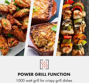 Kuchenka mikrofalowa Klarstein Caroline Czerwony - Kuchenki mikrofalowe - miniaturka - grafika 4