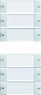 Gira 011 01136277 Zestaw Klawiszy System 55 sześciokrotny (3+3) z polem opi - Wyłączniki światła i elektryczne - miniaturka - grafika 2