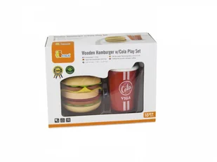 VIGA 51602 Zestaw Hamburger i Cola 2462 - Zabawki AGD - miniaturka - grafika 4