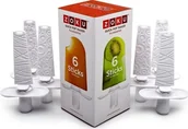 Akcesoria do lodu - Zoku zestaw do robienia lodów Quick Pops junior 7,6 cm biały 12 części twm_609979 - miniaturka - grafika 1