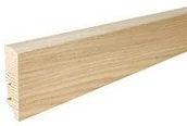 Listwy przypodłogowe - Barlinek BARLINEK LISTWA PRZYPODŁOGOWA P50 DĄB LAKIER BIAŁY 2200 mm P5001031A - miniaturka - grafika 1