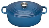 Naczynia żaroodporne - Le Creuset Signature brytfanna żeliwna, owalna, odporna na zadrapania, do wszystkich rodzajów kuchenek, do piekarnika, zamrażarki, zmywarki 21178272002430 - miniaturka - grafika 1