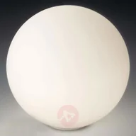 Lampy stojące - Okrągła szklana lampa stołowa Dioscuri, 25 cm - miniaturka - grafika 1