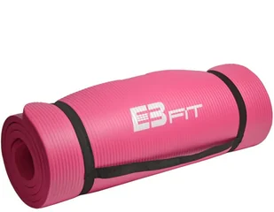EB FIT Mata Fitness NBR180X60X1,5CM Różowa + Torba Eb Fi - Maty do ćwiczeń - miniaturka - grafika 4