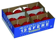 Świece - Cereria di Giorgio cereria di Giorgio risth świec kula, wosk, czerwony, 4.5 x 4.5 x 4.5 cm, 12 jednostek 56207_14 - miniaturka - grafika 1