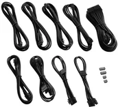 Kable komputerowe i do monitorów - CableMod PRO C-Series Kit RMi,RMx black ModMesh (CM-PCSR-FKIT-NKK-R) - miniaturka - grafika 1