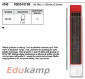 Ołówki - Koh-I-Nor Grafity 2.0mm 2B czeskie (4190) GR25KH - miniaturka - grafika 1