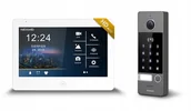 Domofony - Elfon Zestaw wideodomofon Nexwei VI10S-W Rfid kod Kamera - miniaturka - grafika 1
