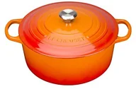 Naczynia żaroodporne - Le Creuset rondel żeliwny 18 cm z serii Signature, czerwony, 18 cm 21177180902430 - miniaturka - grafika 1