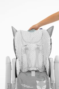 Chicco Polly 2 Start 3w1 krzesełko do karmienia 4 kółka Foxy - Krzesełka do karmienia - miniaturka - grafika 7