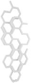 Grzejniki łazienkowe - TERMA Grzejnik łazienkowy HEX 1220/486 ZX SOFT9016 biały TERMA - miniaturka - grafika 1