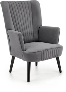 Halmar DELGADO fotel wypoczynkowy popielaty V-PL-DELGADO-FOT-POPIELATY - Fotele - miniaturka - grafika 2