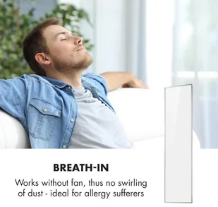 Klarstein Klarstein Wonderwall Air 36, infraczerwony grzejnik, 120 x 30 cm, 360 W, naścienny montaż, pilot sterowania, biały ACO10-WonderW-45 - Ogrzewanie przenośne - miniaturka - grafika 5