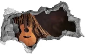 Naklejki na ścianę - Wallmuralia.pl Fotoobraz dziura na ścianę Gitara akustyczna - miniaturka - grafika 1