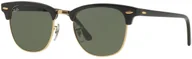 Okulary przeciwsłoneczne - Ray Ban Clubmaster Classic RB3016 W0365 - miniaturka - grafika 1