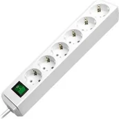 Listwy zasilające - Brennenstuhl Listwa zasilająca Eco biały S 6x - 1159520015 - miniaturka - grafika 1