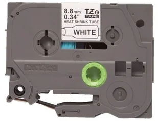Brother Rurki termokurczliwe 8,8mm HSE221 czarne na białym - Papier do drukarek - miniaturka - grafika 3