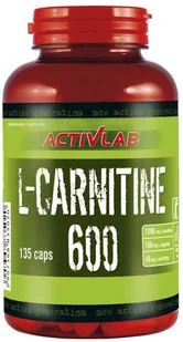 ACTIVLAB ACTIVLAB L-Carnitine 600 135 kapsułek - Pasy odchudzające - miniaturka - grafika 2