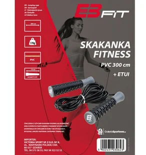 EB FIT Skakanka Fitness pvc 300cm Eb Fit 1030623 - Skakanki - miniaturka - grafika 5