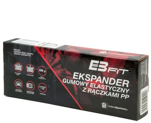 EB FIT Ekspander gumowy 5 żyłowy z rączkami pp Eb Fit 1030579 - Gumy, taśmy, ekspandery - miniaturka - grafika 7