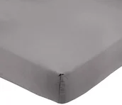 Prześcieradła - AmazonBasics prześcieradło z gumką, z mikrofibry, ciemnoszary, 180 x 200 x 30 cm FTD-DGR-008 - miniaturka - grafika 1