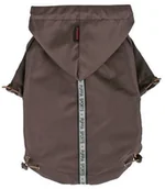 Ubranka dla psów - Puppia puppia peaf-rm03 Base Jumper płaszcz przeciwdeszczowy, brązowy, rozmiar M - miniaturka - grafika 1