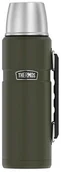 Termosy - Thermos Termos podróżny z uchwytem Stainless King 1,2 l - army green 170028 - miniaturka - grafika 1