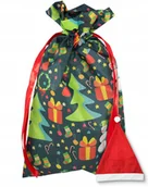 Opakowania i torebki na prezenty - Worek na prezenty świąteczne 25x30 - miniaturka - grafika 1