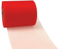 Pasmanteria - Pattberg Na prezent 112 MM 50 m taśma Verona  tiulu, czerwony 2071250-609 - miniaturka - grafika 1