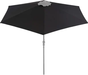 vidaXL Pokrycie do parasola ogrodowego, czarne, 300 cm 313798 - Parasole ogrodowe - miniaturka - grafika 2