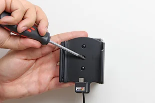 Brodit AB Uchwyt do Huawei P9 z wbudowanym kablem USB oraz ładowarką samochodową 521884 - Uchwyty samochodowe do telefonów - miniaturka - grafika 4