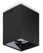 Oprawy, klosze i abażury - Ideal Lux Oprawa sufitowa NITRO 15W SQUARE NERO 206028 - miniaturka - grafika 1
