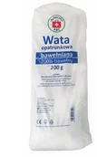 Waciki, płatki i patyczki kosmetyczne - WATA SILESIAN PHARMA SP ZOO opatrunkowa bawełniana 100% 200 g Apteczka ABC - miniaturka - grafika 1