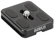 Akcesoria do statywów - Sirui płytkę szybkiego montażu (ALU, 1/4", 39 X 50 mm, 31.4 G, Sliding stoper, zapewnia Sirui i Arca-Swiss) Czarny TY-50E - miniaturka - grafika 1