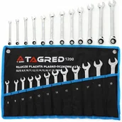 Klucze i nasadki - Klucze Płaskie Oczkowe Z Grzechotką Kute CrV 12-EL - miniaturka - grafika 1