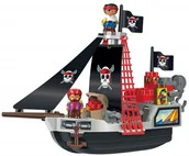 Klocki - Ecoiffier Abrick Klocki Zestaw Statek Piracki z figurkam 3130 - miniaturka - grafika 1